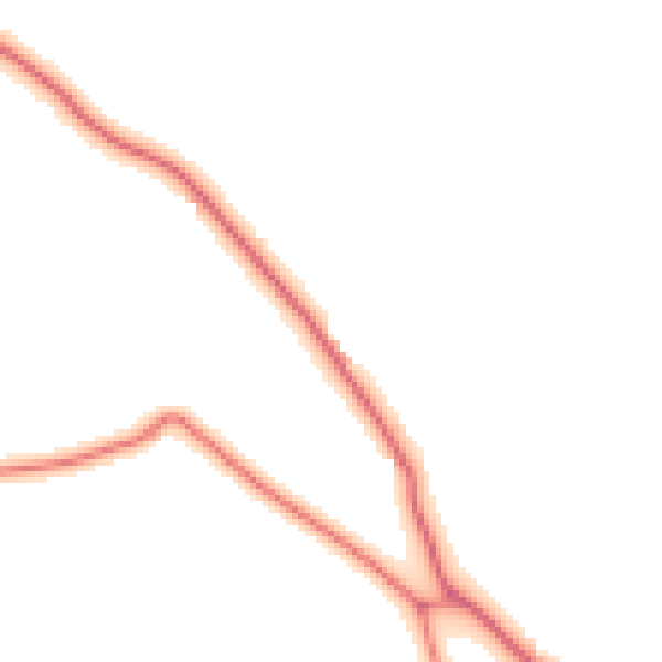 Daytime road noise heatmap for CA4 0AL