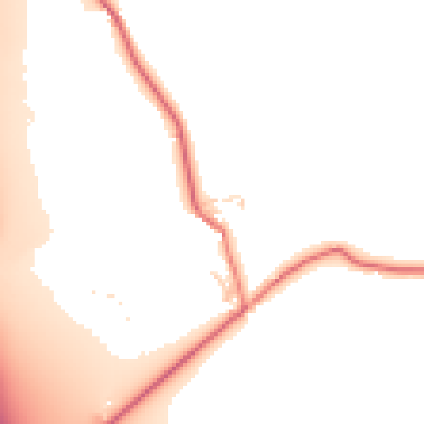 Daytime road noise heatmap for CA4 0LL