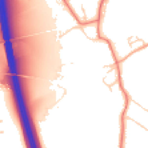 Daytime road noise heatmap for CA4 8BX
