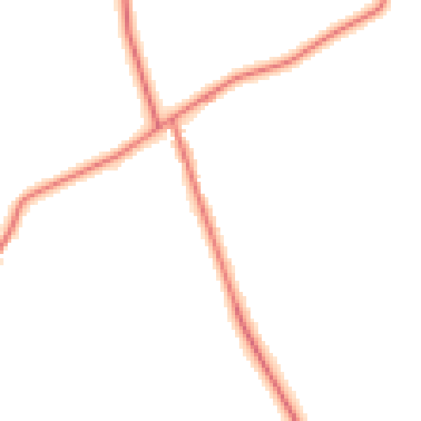 Daytime road noise heatmap for CA4 8HR