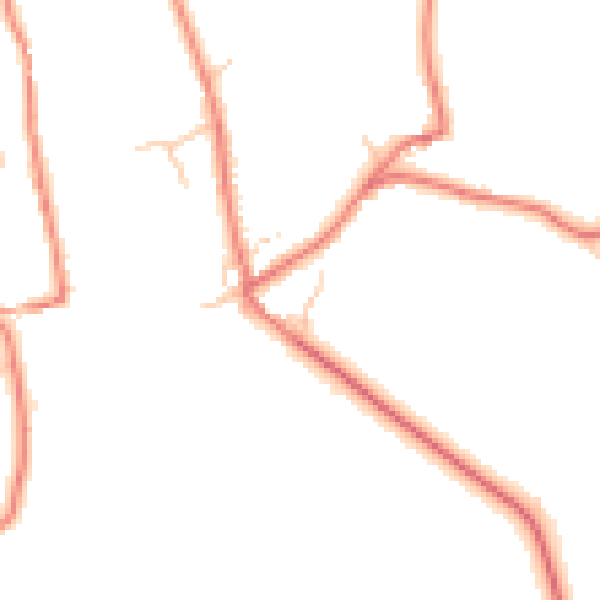 Daytime road noise heatmap for CA4 8LS