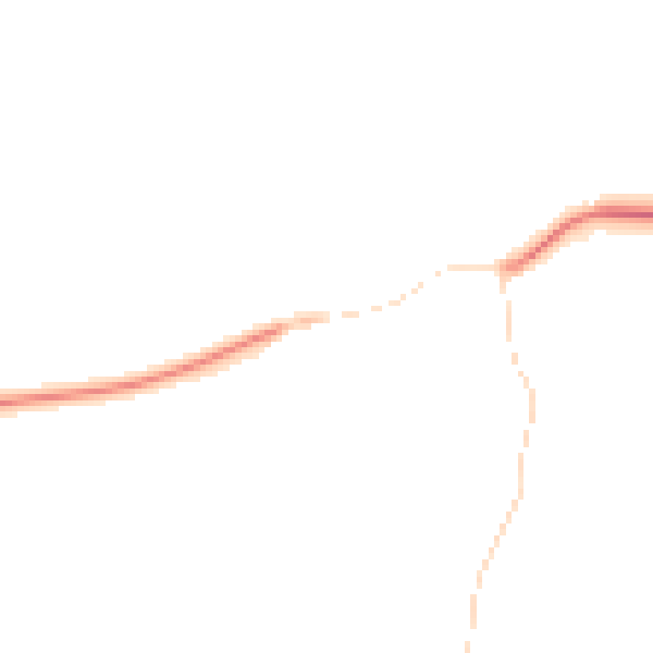 Night-time road noise heatmap for CA4 8PD