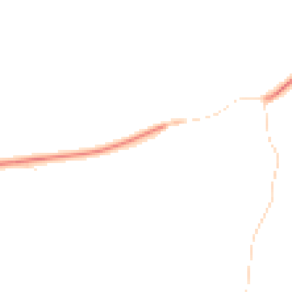 Night-time road noise heatmap for CA4 8PE