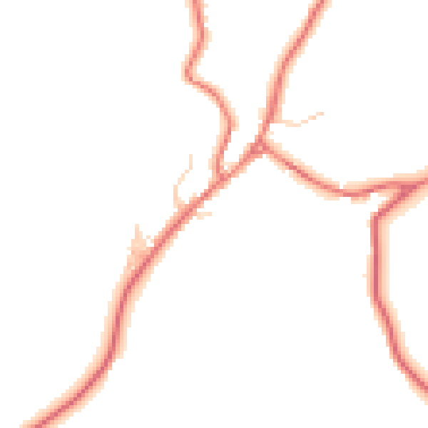 Daytime road noise heatmap for CA4 9PS