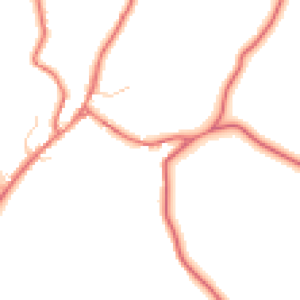 Daytime road noise heatmap for CA4 9PY