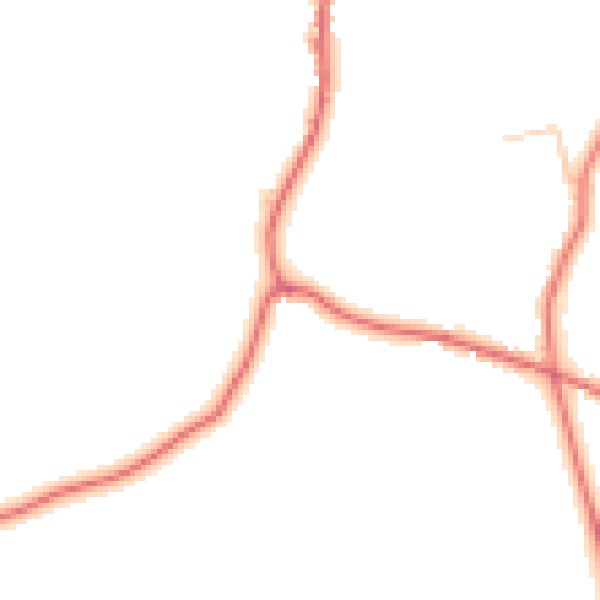 Daytime road noise heatmap for CA4 9PZ