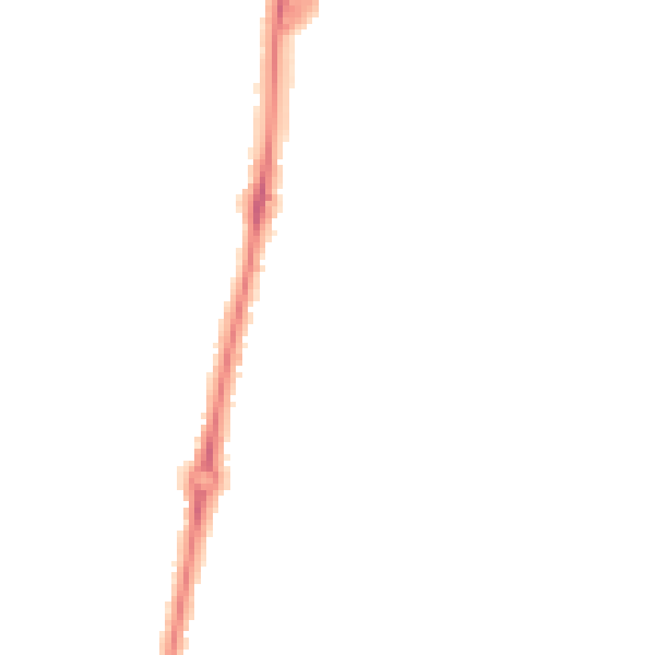 Night-time road noise heatmap for CB1 3UL