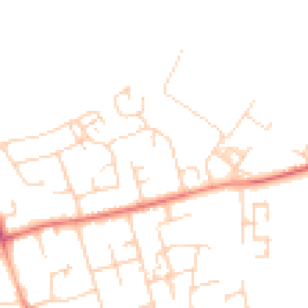Daytime road noise heatmap for CB22 3DF