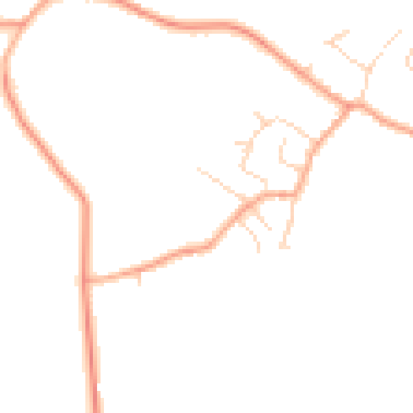 Daytime road noise heatmap for CB22 4AJ