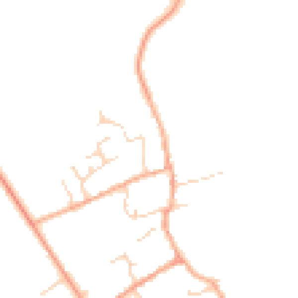 Daytime road noise heatmap for CB22 4RB