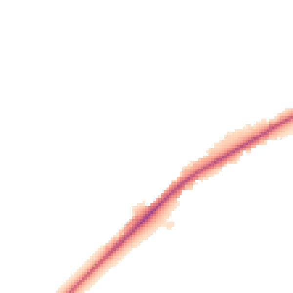 Night-time road noise heatmap for CB22 4XT