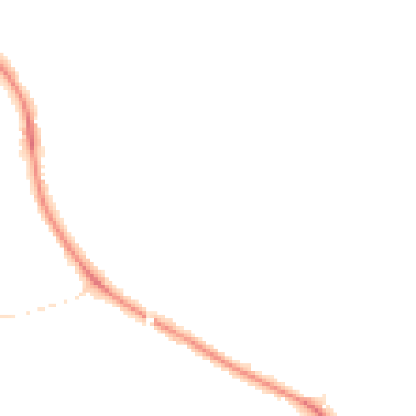 Night-time road noise heatmap for CB22 5BG