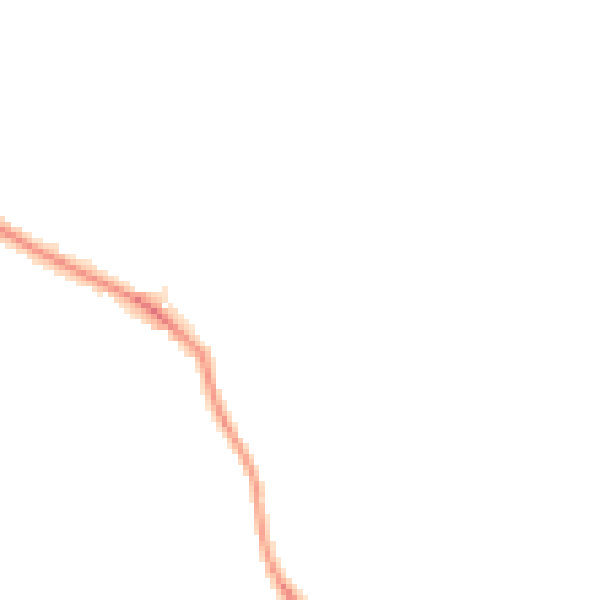 Night-time road noise heatmap for CB22 5DA