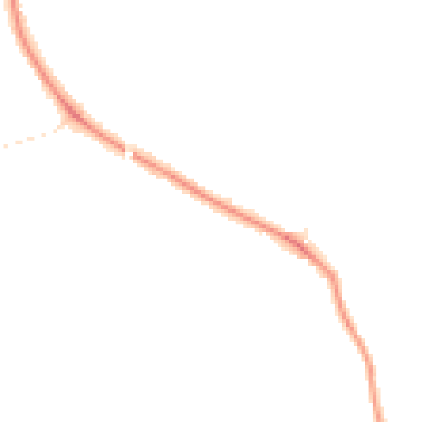 Night-time road noise heatmap for CB22 5DH