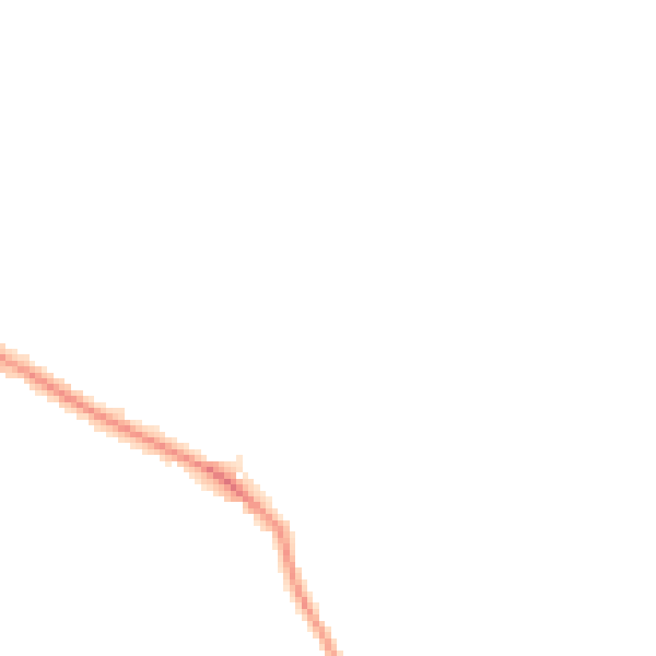 Night-time road noise heatmap for CB22 5DN