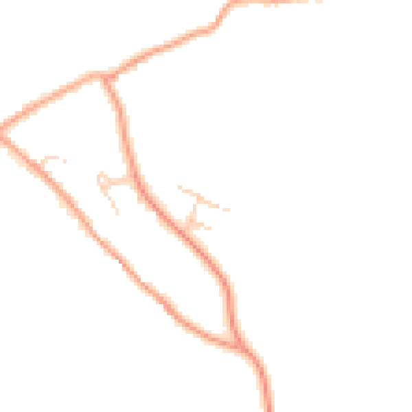 Daytime road noise heatmap for CB22 5ER