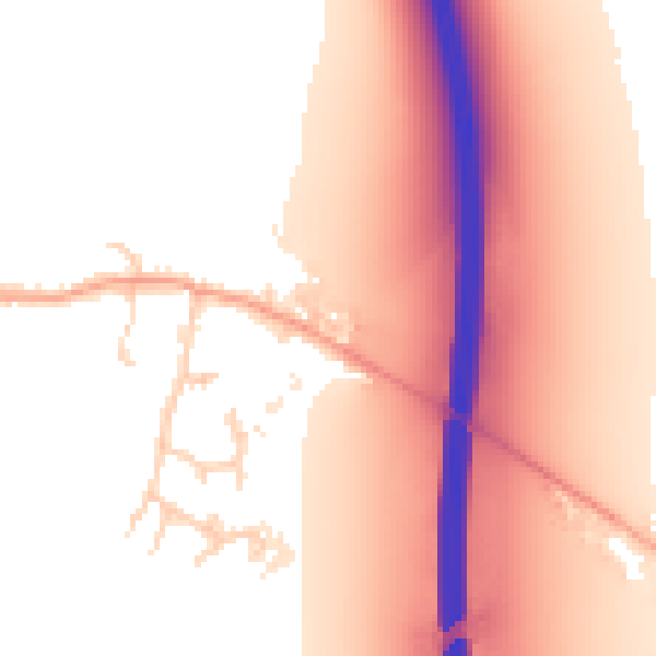 Daytime road noise heatmap for CB22 5FB