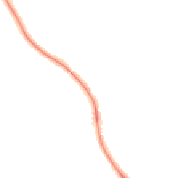 Night-time road noise heatmap for CB22 5FU