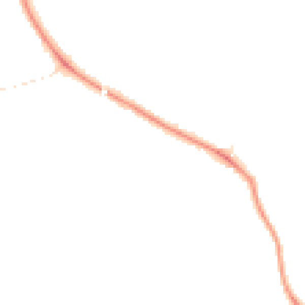 Night-time road noise heatmap for CB22 5FW