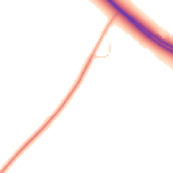 Daytime road noise heatmap for CB22 5FX