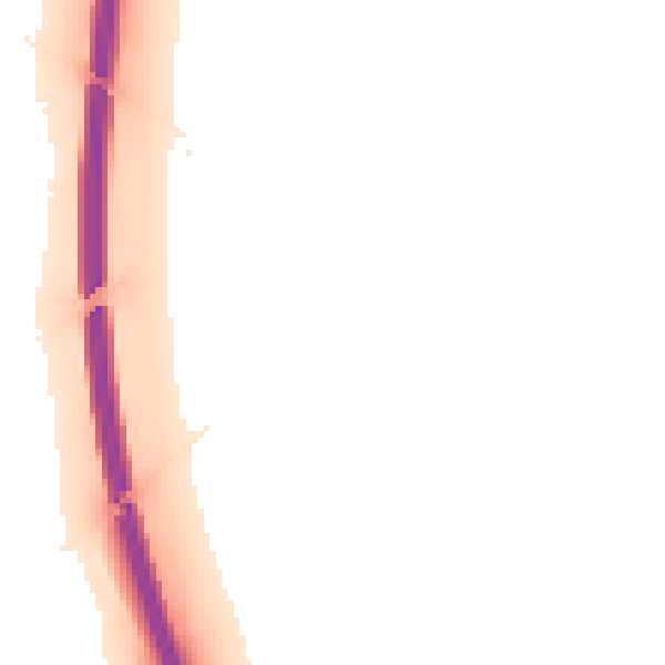 Night-time road noise heatmap for CB22 5HL