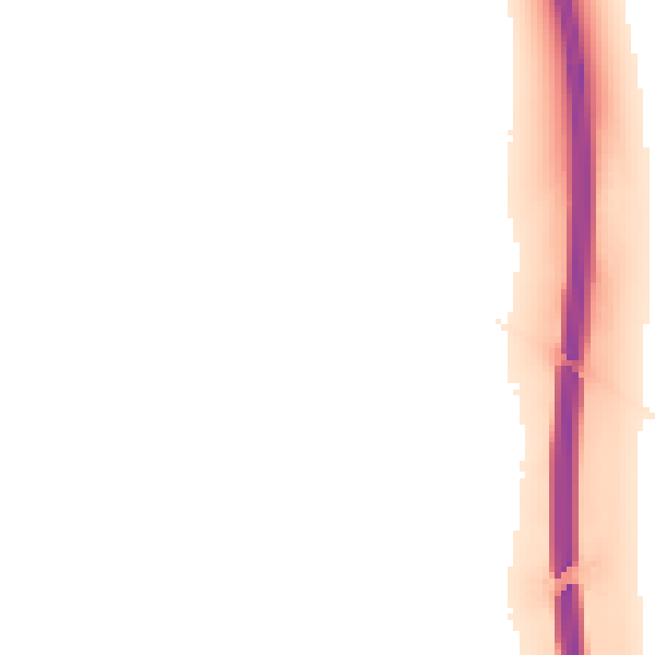 Night-time road noise heatmap for CB22 5HR