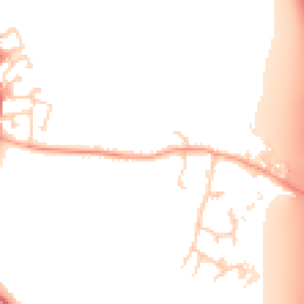 Daytime road noise heatmap for CB22 5HS