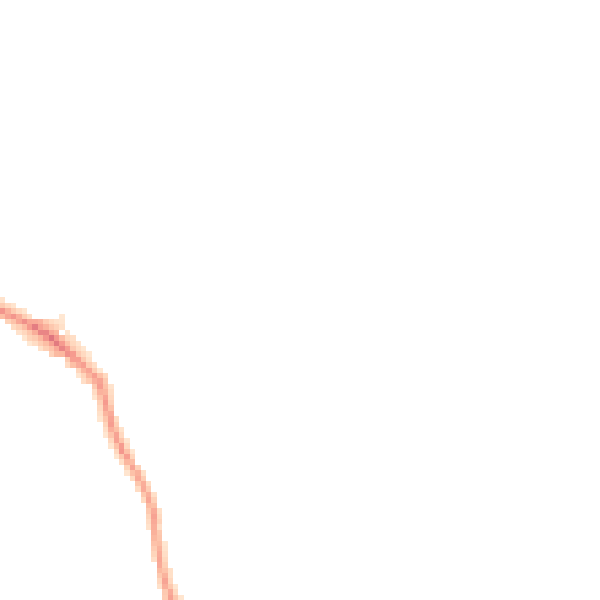 Night-time road noise heatmap for CB22 5SS