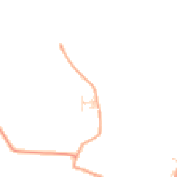 Daytime road noise heatmap for CB22 7NX