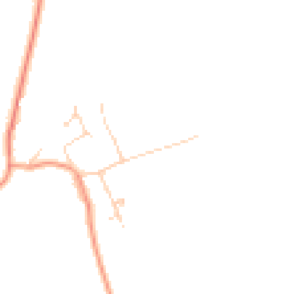 Daytime road noise heatmap for CB22 7RP