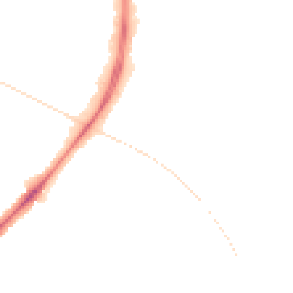 Night-time road noise heatmap for CB4 0WZ