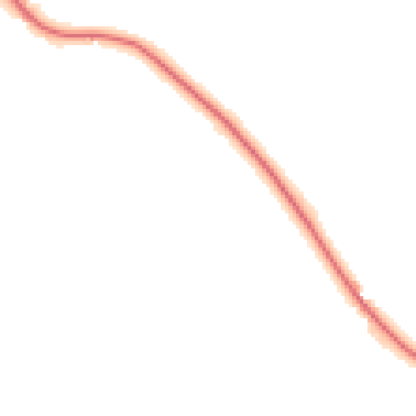 Night-time road noise heatmap for CH1 6NE