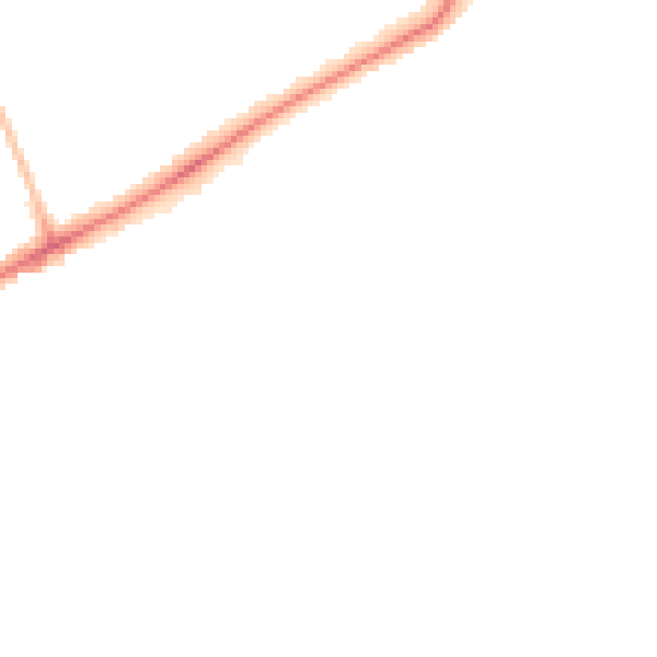 Night-time road noise heatmap for CH2 3HH