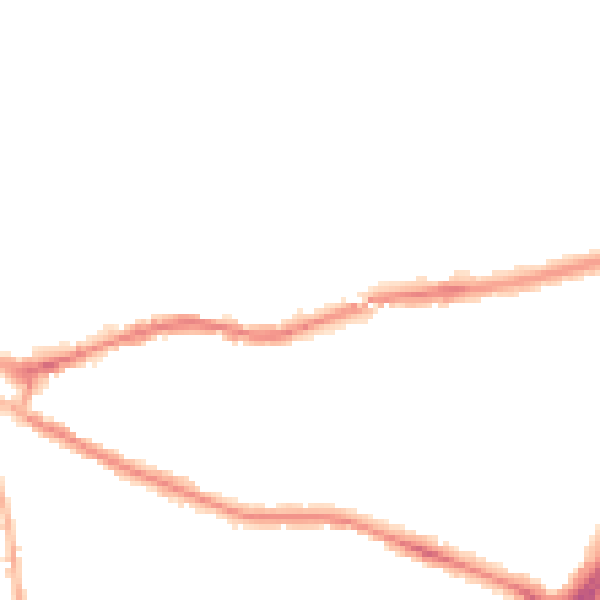 Night-time road noise heatmap for CH3 5NF