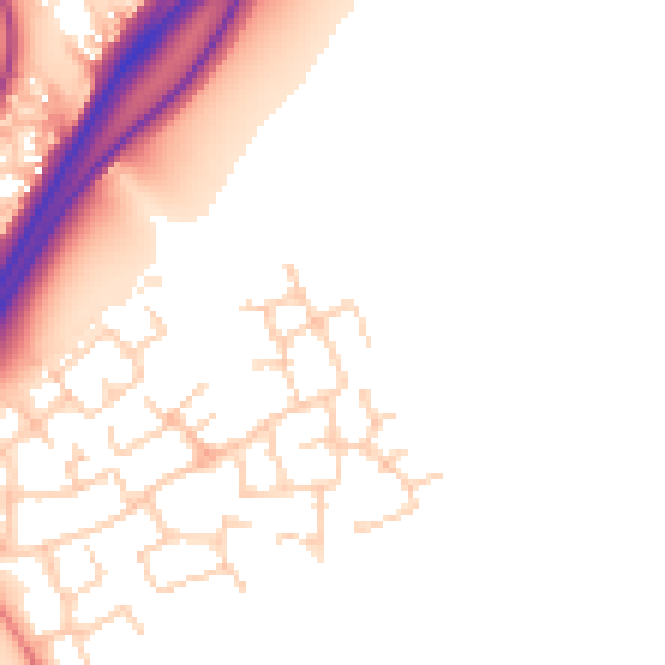 Daytime road noise heatmap for CH3 6FL