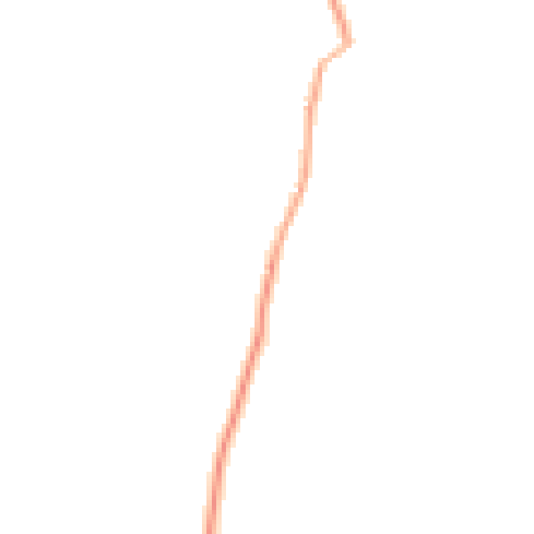 Night-time road noise heatmap for CH3 6HJ