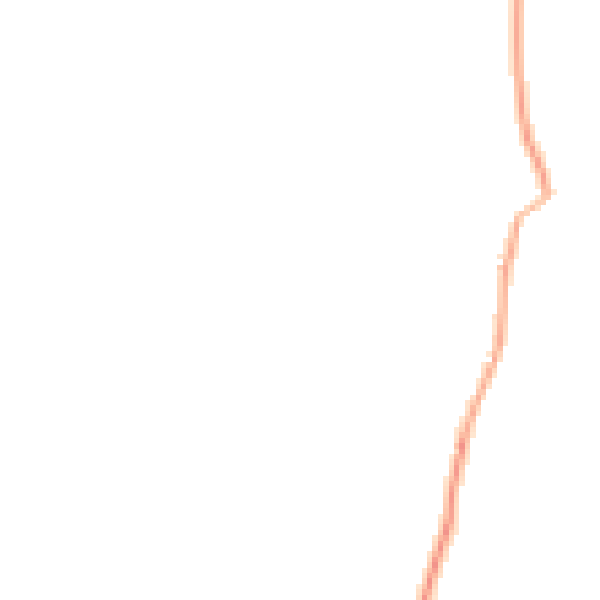 Night-time road noise heatmap for CH3 6HZ