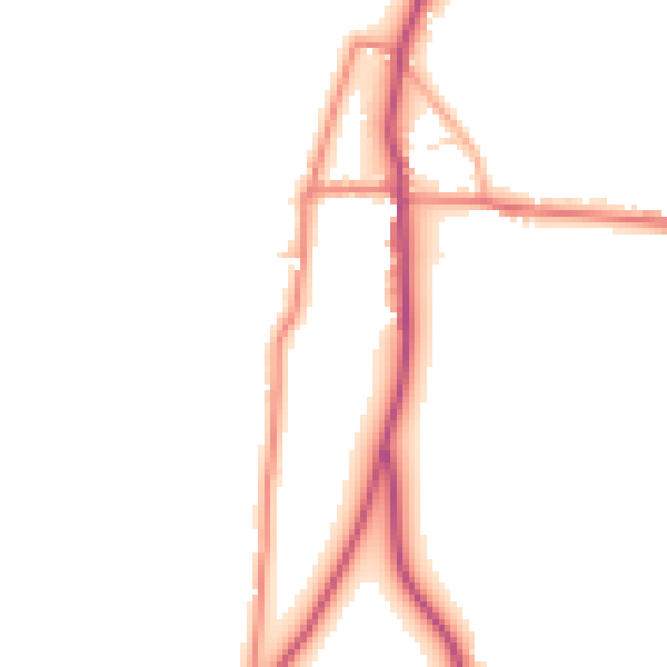 Daytime road noise heatmap for CH3 6NE