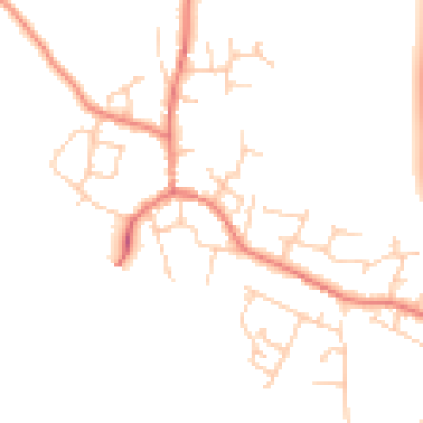 Daytime road noise heatmap for CH3 6PT