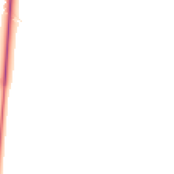 Night-time road noise heatmap for CH3 9JJ