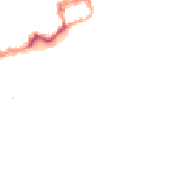 Night-time road noise heatmap for CH4 7AU