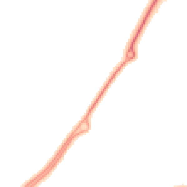 Night-time road noise heatmap for CH4 7GJ