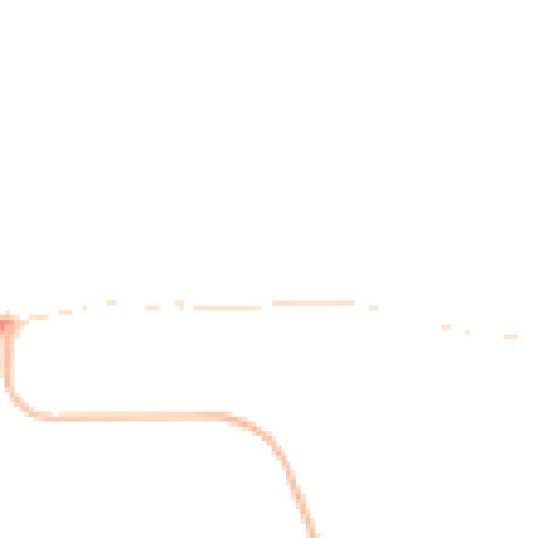 Night-time road noise heatmap for CM0 7AN