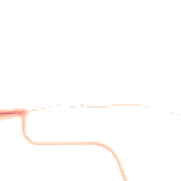 Night-time road noise heatmap for CM0 7AS