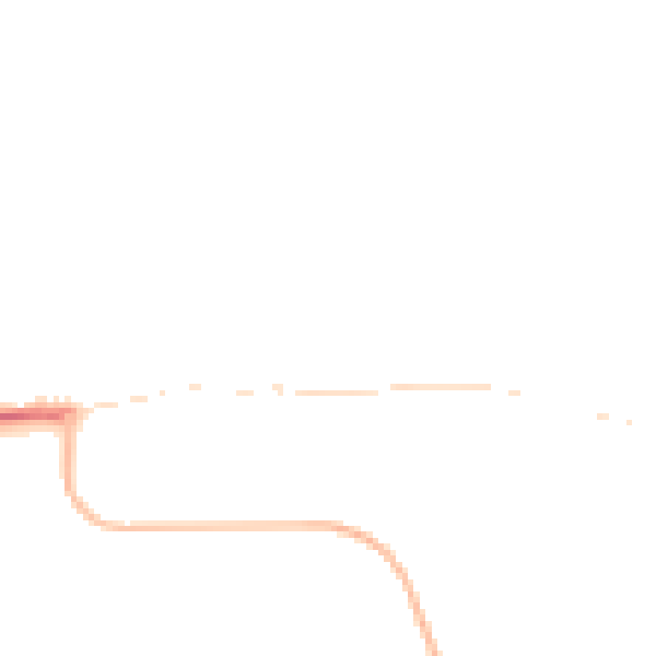 Night-time road noise heatmap for CM0 7AW