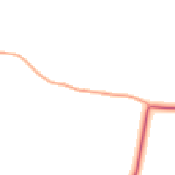 Daytime road noise heatmap for CM0 7BN