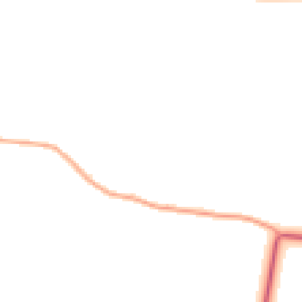 Daytime road noise heatmap for CM0 7BU