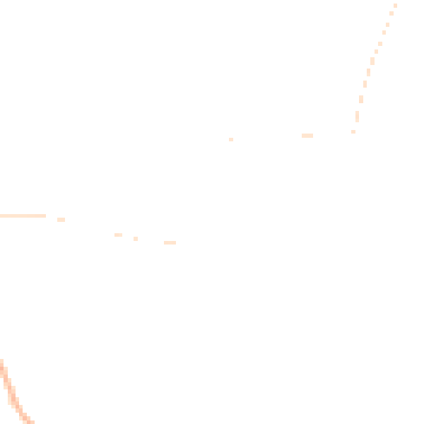 Night-time road noise heatmap for CM0 7DF