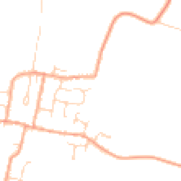 Daytime road noise heatmap for CM0 7DL