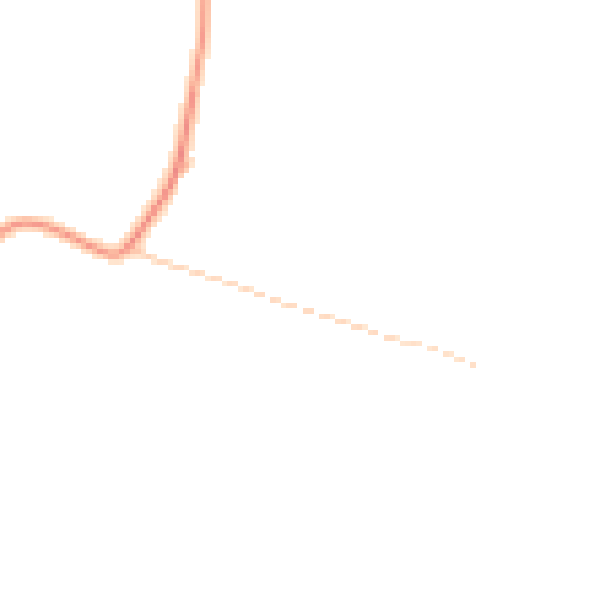 Daytime road noise heatmap for CM0 7DP